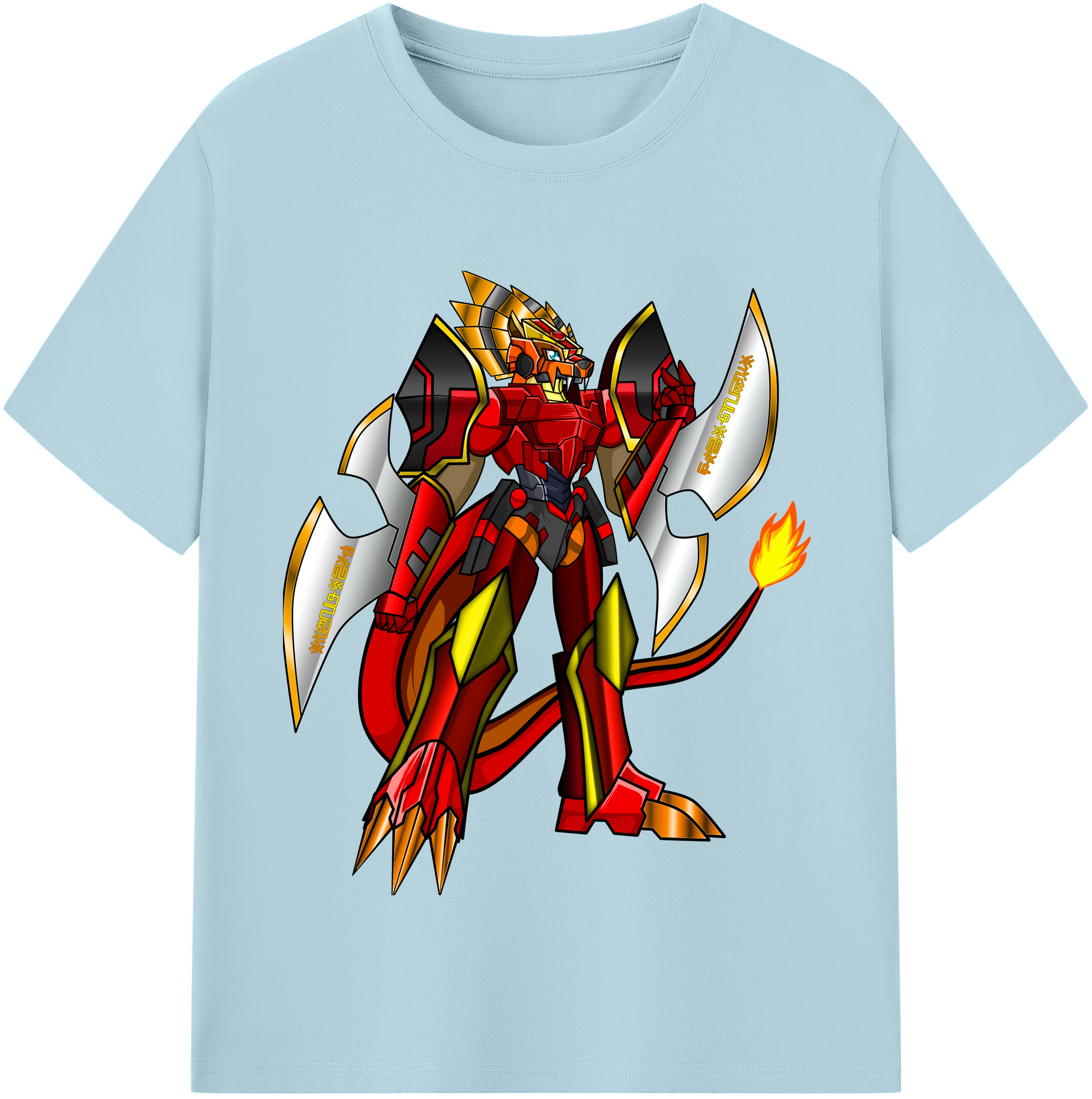 （画像用） Digimon デジタルモンスター/デジモン 綿100％半袖Tシャツ（フロントプリント）